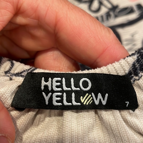 Hello yellow girls jumper - Picture 2 of 4